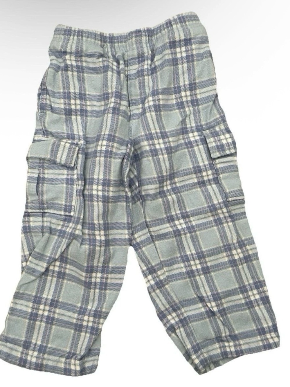 LL Bean Toddler Girl Plaid Flannel Pajama Pants Size 3T